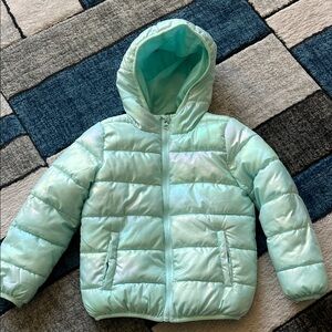 Mint Green Puffer Jacket